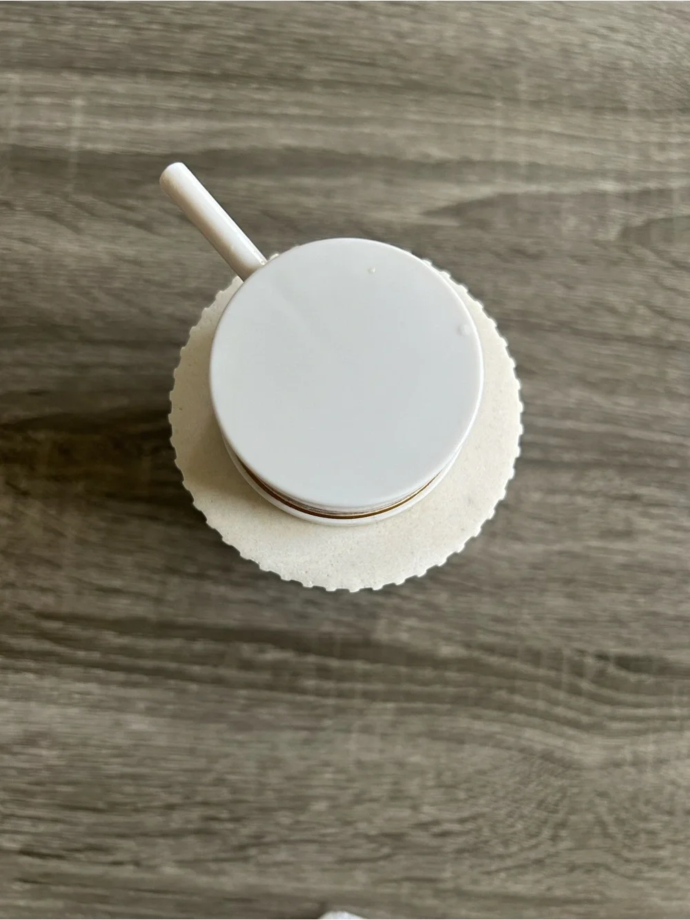 White Ribbed Foaming Soap Dispenser - Home Bath